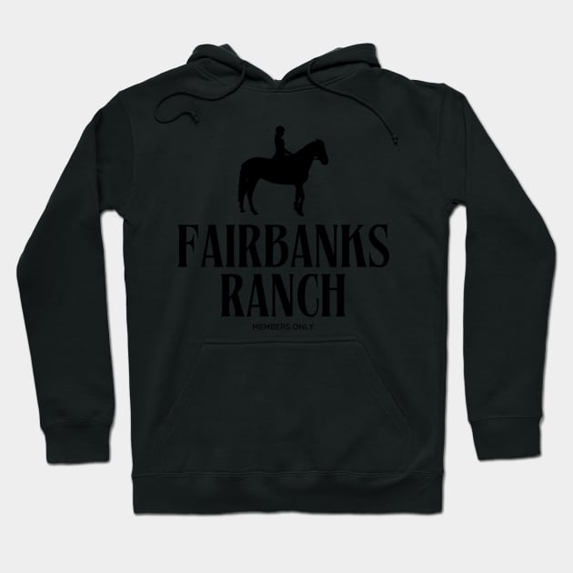 Fairbanks Ranch San Diego Hoodie by S0CalStudios